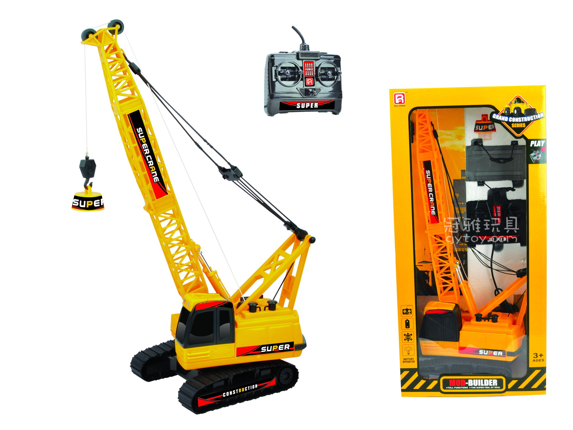 【仿真電動線控?zé)艄夤こ誊囃婢呓ㄖ鞑陌送膸У醣燮鹬貦C吊車模型】價格,廠家,圖片,模型玩具,汕頭市元創(chuàng)廣告-