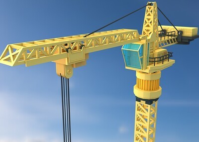 卡通塔吊機